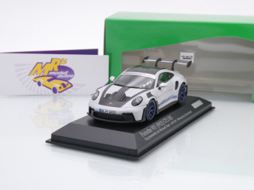Minichamps 410062108 # Porsche 911 (992) GT3 RS Rekordrunde 6:49.328 Nürburgring Nordschleife 2022 " eisgrau " 1:43