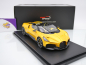 Preview: Top Speed TS0598 # Bugatti W16 Mistral Cabrio Baujahr 2023 " gelbmetallic " 1:18