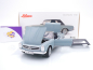 Preview: Schuco 00600 # Mercedes-Benz 280 SL Pagode Cabriolet mit Verdeck Baujahr 1968 " horizantblaumetallic " 1:18