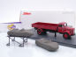 Preview: Schuco 07236 # Mercedes-Benz L 3500 Baujahr 1960 " Porsche Renndienst " mit Ladung 1:43