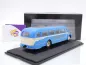 Preview: Schuco 02748 # Mercedes Benz O 6600 Reisebus in blau " Wanderfreunde " mit Fahrerfigur 1:43