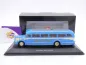 Preview: Schuco 02748 # Mercedes Benz O 6600 Reisebus in blau " Wanderfreunde " mit Fahrerfigur 1:43