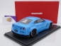 Preview: Onemodel 10 # Nissan GT-R R35 Duck Wing Baujahr 2008 " Liberty Walk Performance - Pearlescent Dark Blue " 1:18 Nur 30 Stück !!
