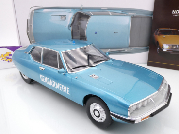 Norev 121703 # Citroën SM Baujahr 1973 türkismetallic " Gendarmerie France " 1:12