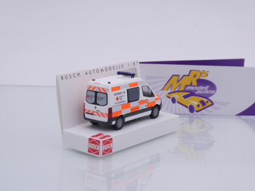 Preview: Busch 54005 # Mercedes-Benz Sprinter Halbbus 2018 " DRK Main-Kinzig-Kreis " 1:87