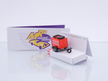 Busch 54908 # Schlauchanhänger 1-achs " Feuerwehr Mittenwalde / Mark " 1:87