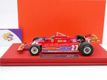 Preview: GP Replicas GPGV06 # Ferrari 126 CK F1 USA GP 1981 " Gilles Villeneuve " 1:18