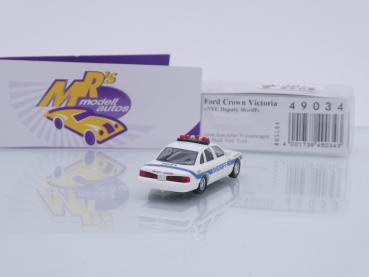 Preview: Busch 49034 # Ford Crown Victoria " NYC Deputy Sheriff 2081 " 1:87