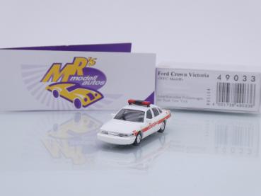 Busch 49033 # Ford Crown Victoria " New York City Sheriff 9803 " 1:87
