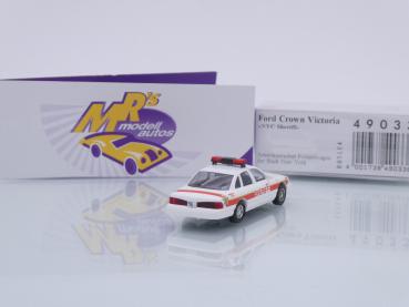 Preview: Busch 49033 # Ford Crown Victoria " New York City Sheriff 9803 " 1:87