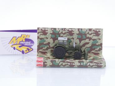 Preview: Busch 51356 # Belarus MTS-52 Traktor Grenztruppen mit Räumschild " NVA " 1:87