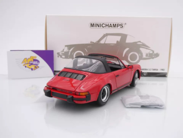 Preview: Minichamps 100063061 # Porsche 911 Carrera Targa 3,2 Baujahr 1983 " Indischrot " 1:18