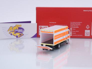Preview: Herpa 098076 # MAN TGM Koffer-LKW mit Ladebordwand " Feuerwehr Düsseldorf " 1:87