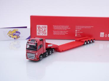 Herpa 317962 # Volvo FH 16 GL XL + Nooteboom-Pendel-X-Auflieger " Kutter " 1:87
