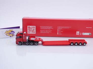 Preview: Herpa 317962 # Volvo FH 16 GL XL + Nooteboom-Pendel-X-Auflieger " Kutter " 1:87