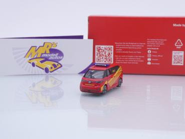 Herpa 097970 # Volkswagen VW ID Buzz ELW rot-gelb " Feuerwehr 112 " 1:87