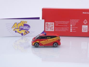 Preview: Herpa 097970 # Volkswagen VW ID Buzz ELW rot-gelb " Feuerwehr 112 " 1:87