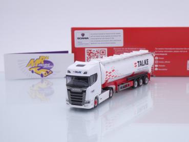 Herpa 318235 # Scania CS20 HD Silo-Sattelzug " Talke Logistic " 1:87