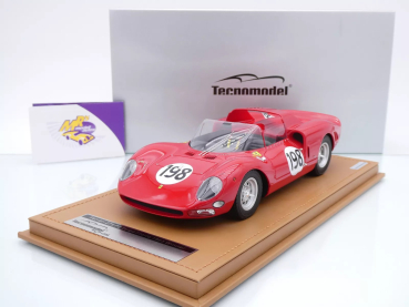 Tecnomodel TM18-273C # Ferrari 275 P2 #198 Targa Florio 1965 " L. Bandini " 1:18