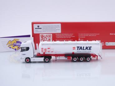 Preview: Herpa 318235 # Scania CS20 HD Silo-Sattelzug " Talke Logistic " 1:87