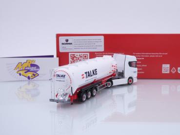 Preview: Herpa 318235 # Scania CS20 HD Silo-Sattelzug " Talke Logistic " 1:87