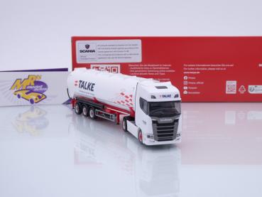 Preview: Herpa 318235 # Scania CS20 HD Silo-Sattelzug " Talke Logistic " 1:87