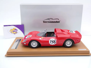 Preview: Tecnomodel TM18-273C # Ferrari 275 P2 #198 Targa Florio 1965 " L. Bandini " 1:18