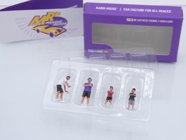 TSM MINI GT KHMG142 # 4er Figuren Set lila-schwarz " Kaido House & Sons " 1:64