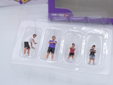 Preview: TSM MINI GT KHMG142 # 4er Figuren Set lila-schwarz " Kaido House & Sons " 1:64