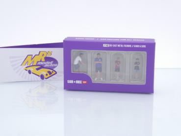 Preview: TSM MINI GT KHMG142 # 4er Figuren Set lila-schwarz " Kaido House & Sons " 1:64