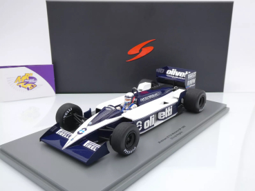 Spark 18S678 # Brabham BT55 F1 Nr.8 Monaco GP 1986 " Elio de Angelis " 1:18