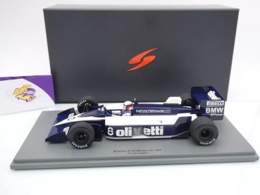 Preview: Spark 18S678 # Brabham BT55 F1 Nr.8 Monaco GP 1986 " Elio de Angelis " 1:18