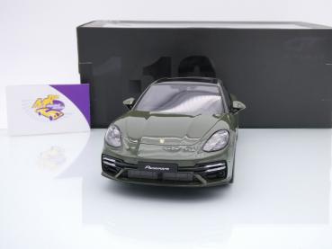 Preview: GT Spirit GT447 # Porsche Panamera Turbo S Sport Turismo Baujahr 2021 " olivegrün " 1:18