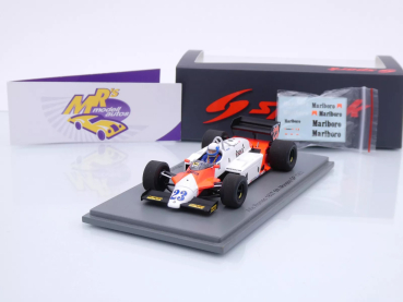 Spark S8803 # Alfa Romeo 183T F1 Nr.23 6th Monaco GP 1983 " Mauro Baldi " 1:43
