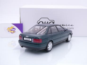 Preview: Ottomobile OT1101 # Audi S2 Limousine Baujahr 1993 " dunkelgrünmetallic " 1:18