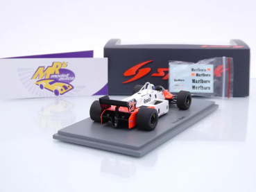 Preview: Spark S8803 # Alfa Romeo 183T F1 Nr.23 6th Monaco GP 1983 " Mauro Baldi " 1:43