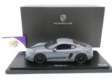 Preview: Spark WAP0214180RCAY # Porsche 718 Cayman Style Edition Baujahr 2024 " arktikgrau " 1:18