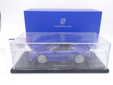 Preview: Spark WAP0212170RSPY # Porsche 718 (982) Spyder RS Baujahr 2024 " San Marino blaumetallic " 1:18