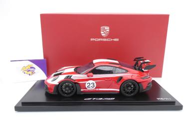 Preview: Spark WAP0212820SGT3 # Porsche 911 (992) GT3 #23 Baujahr 2023 " Salzburg " 1:18