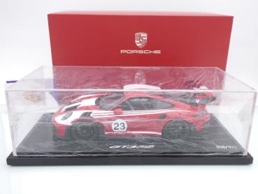 Preview: Spark WAP0212820SGT3 # Porsche 911 (992) GT3 #23 Baujahr 2023 " Salzburg " 1:18
