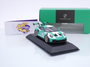 Preview: Spark WAP0202870SGT3 # Porsche 911 (992) GT3 #56 Baujahr 2023 " grün-weiß " 1:43