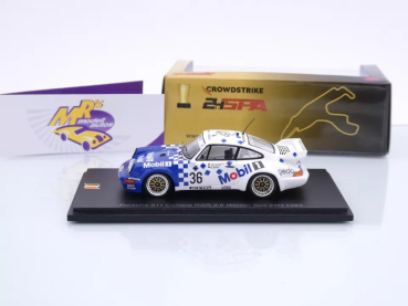 Preview: Spark 43SPA1993 # Porsche 911 Carrera RSR Winner 24h Spa 1993 " Mobil 1 " 1:43