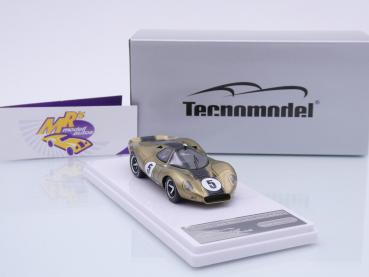 Preview: Tecnomodel TM43-31E # Ford P68 Press Version  1968 gold " Alan Mann " 1:43