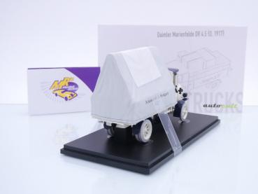 Preview: Autocult 11019-2 # Daimler Marienfelde DR 4.5 Baujahr 1917 " Schenker & Co. mit Plane " 1:43