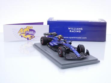 Preview: Spark S9525 # Williams Racing FW46 Nr.2 Bahrain GP 2024 " Logan Sargeant " 1:43