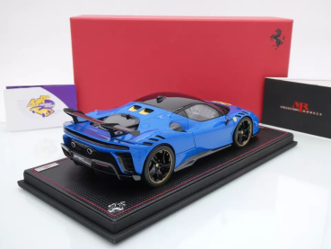 Preview: MR Collection FE041D # Ferrari SF90 XX Stradale Baujahr 2023 " Azzurro Dino " 1:18