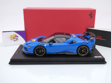 Preview: MR Collection FE041D # Ferrari SF90 XX Stradale Baujahr 2023 " Azzurro Dino " 1:18