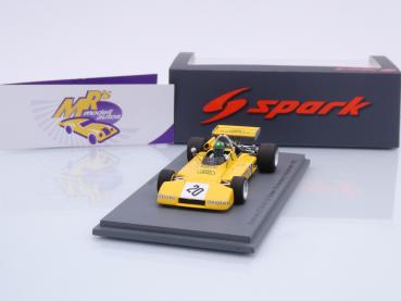 Spark S7436 # Brabham BT38 F1 #20 4th Hockenheim GP 1972 " Wilson Fittipaldi " 1:43