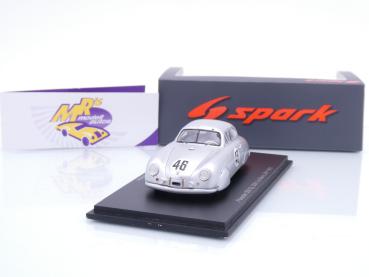 Spark S5215 # Porsche 356 SL #46 24h Le Mans 1951 " A. Veuillet - Mouche " 1:43