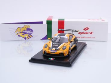 Spark SI025 # Porsche 911 GT3 Porsche Carrera Cup Champ 2023 " Larry ten Voorde " 1:43